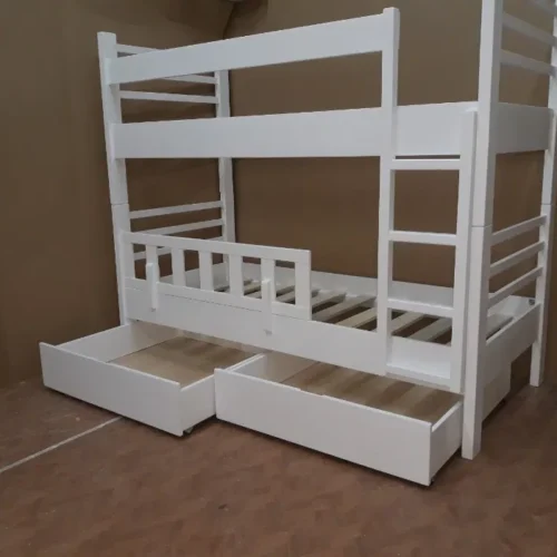 Pat cu etaj pentru copii 90x200cm