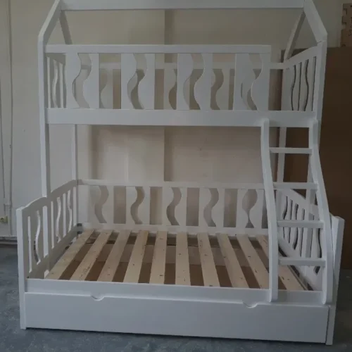 Pat etajat din lemn masiv 3514