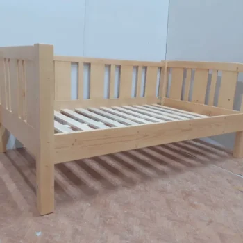 Pat 2 persoane din lemn masiv fabricat manual in romania