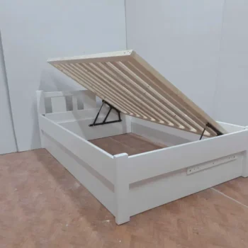 Pat 2 persoane din lemn masiv